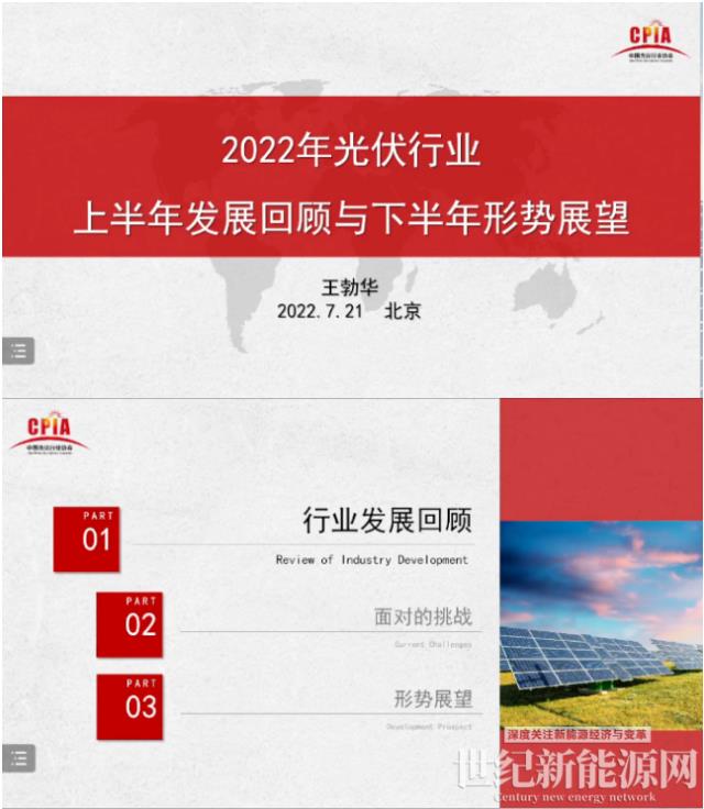 王勃华：2022年我国光伏装机预计85-100GW