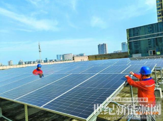 湘潭高新区创新大厦光伏电站实现并网发电