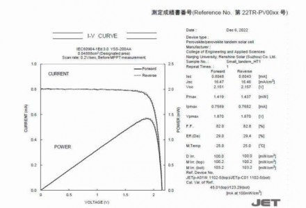 29.0%！仁烁光能再破世界纪录