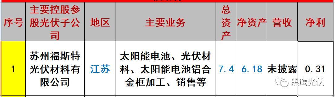 重炮 | 起底40家光伏企业旗下196个子公司布局：区域、资产、业务、经营数据、角色和未来潜力！（干货，强烈推荐收藏）