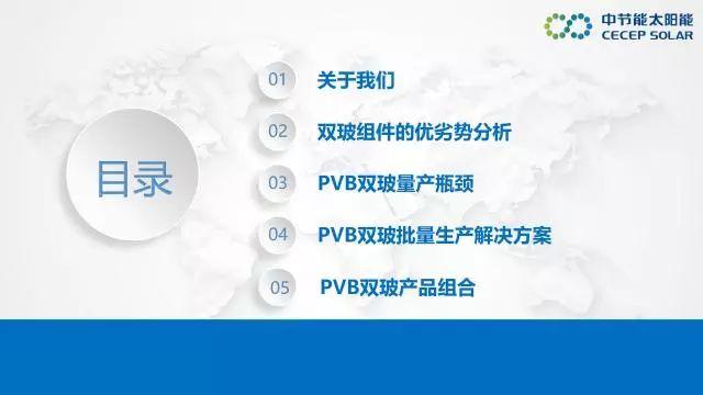 中节能：PVB双玻组件及批量生产解决方案