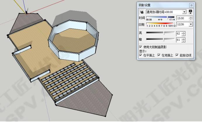 宝雅体育25kW屋顶分布式光伏发电站技术方案（附带屋顶阴影分析）