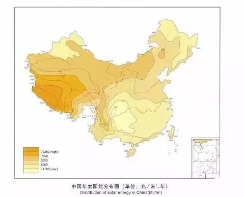 收藏 | 全国34省太阳能资源最全图集！