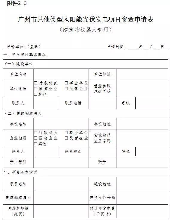 广州地方光伏补贴（0.15元/度）2018年第一批开始申报