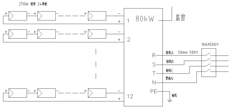 【干货】村级光伏扶贫电站典型设计方案