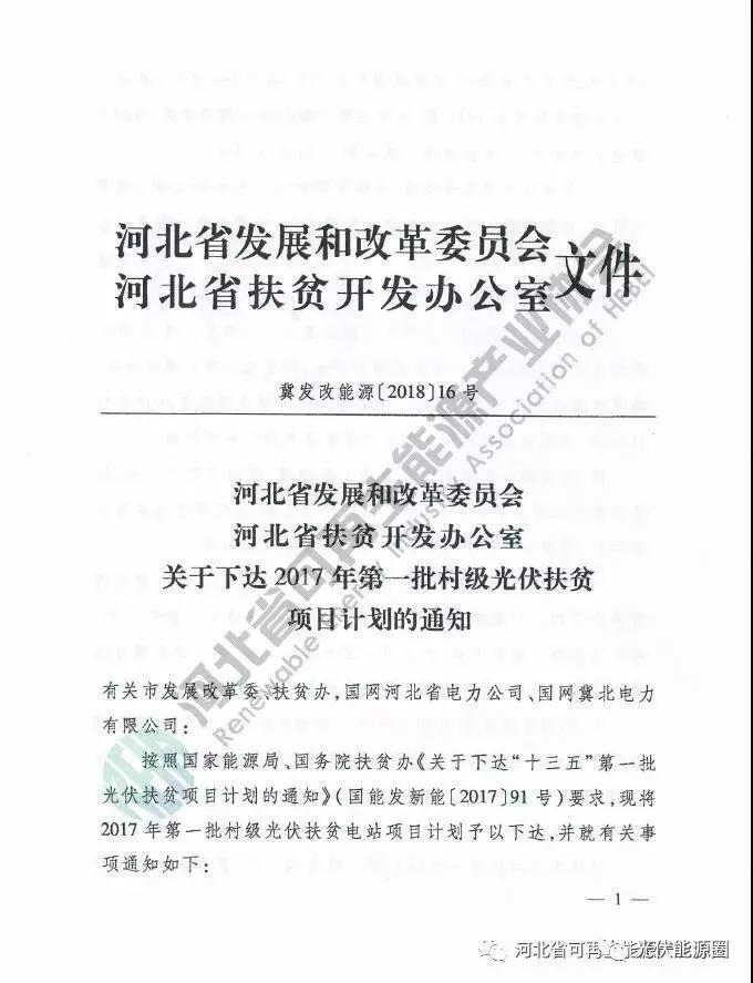 喜大普奔！河北省光伏补贴又来了！0.2元/度，补贴3年!!!