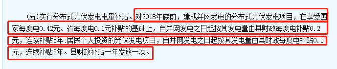 抢装！2018年这6个地方光伏补贴即将到期！