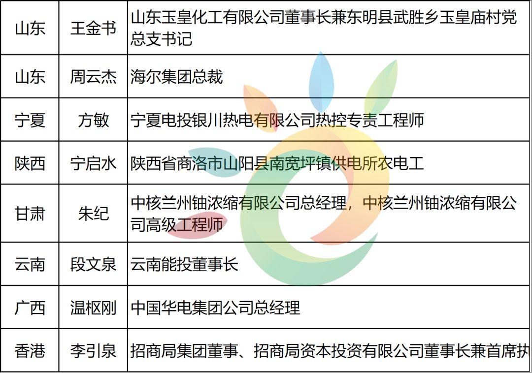 陈康平、刘汉元、曹仁贤等96位！最全两会能源代表名录:光伏3、电力59、油气22、煤炭12……肯定有你认识的！