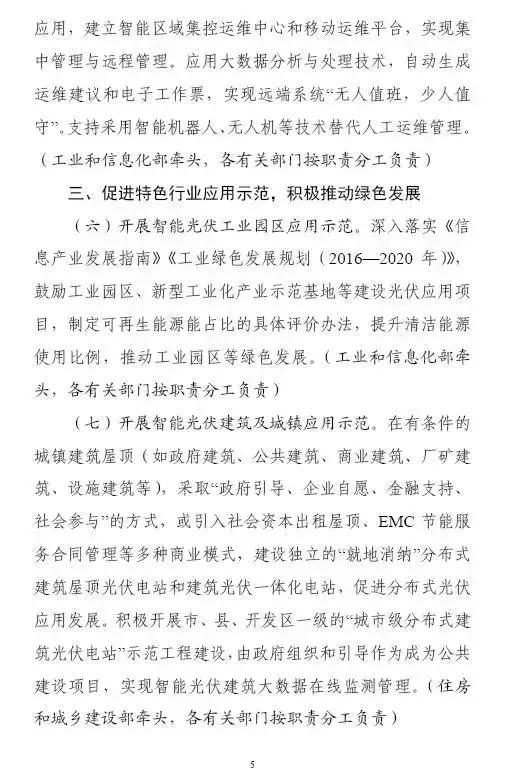 刚刚！六部委印发《智能光伏行动计划》光伏将迎来大发展